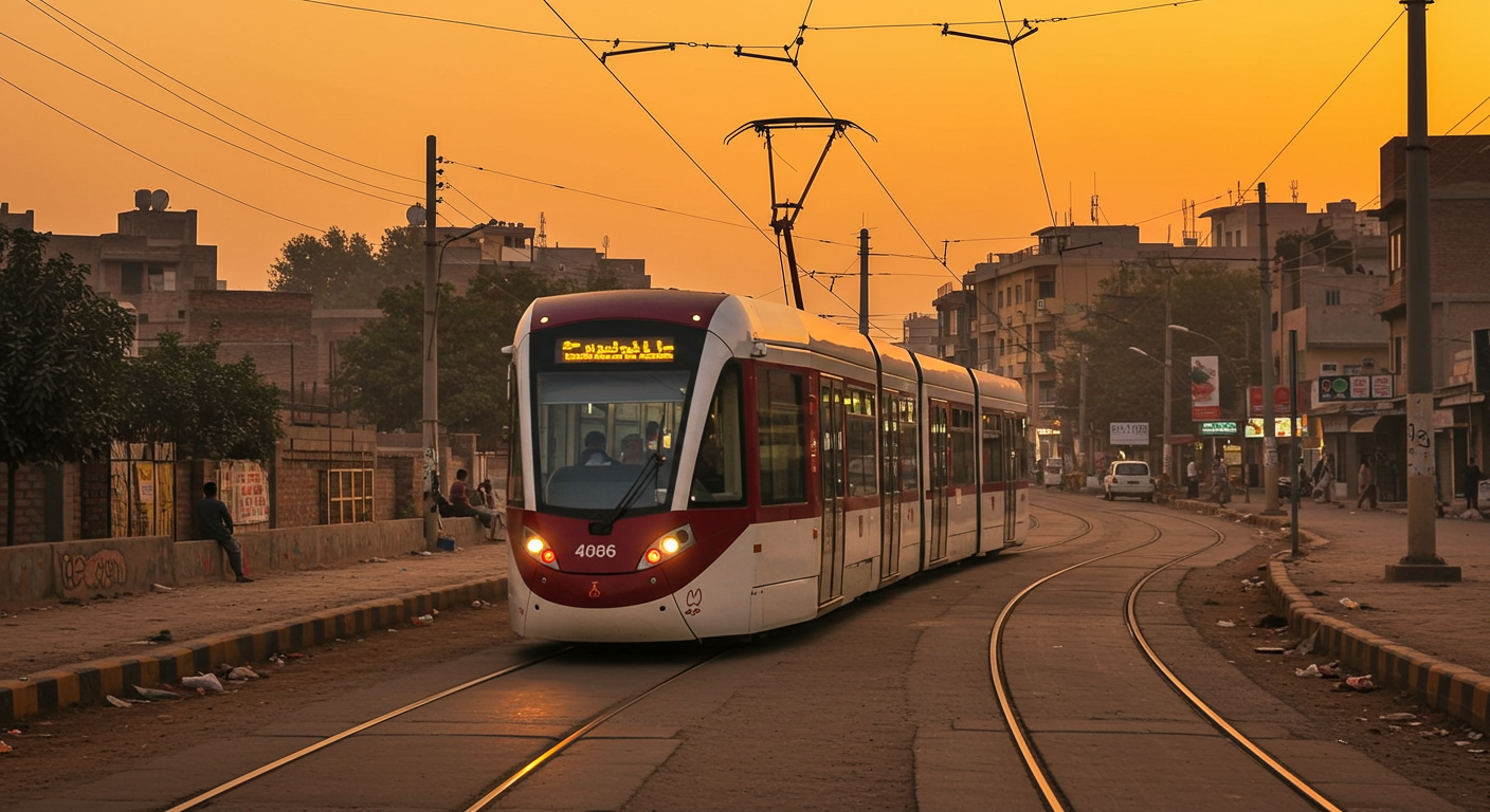 Pakistan Launches First Trackless Electric Tram in Lahore