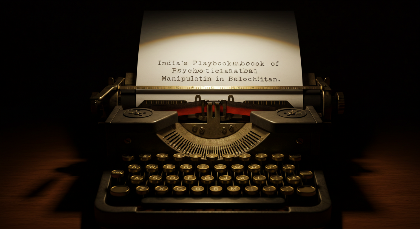 India’s Playbook of Psychological Manipulation in Balochistan India’s Playbook of Psychological Manipulation in Balochistan
