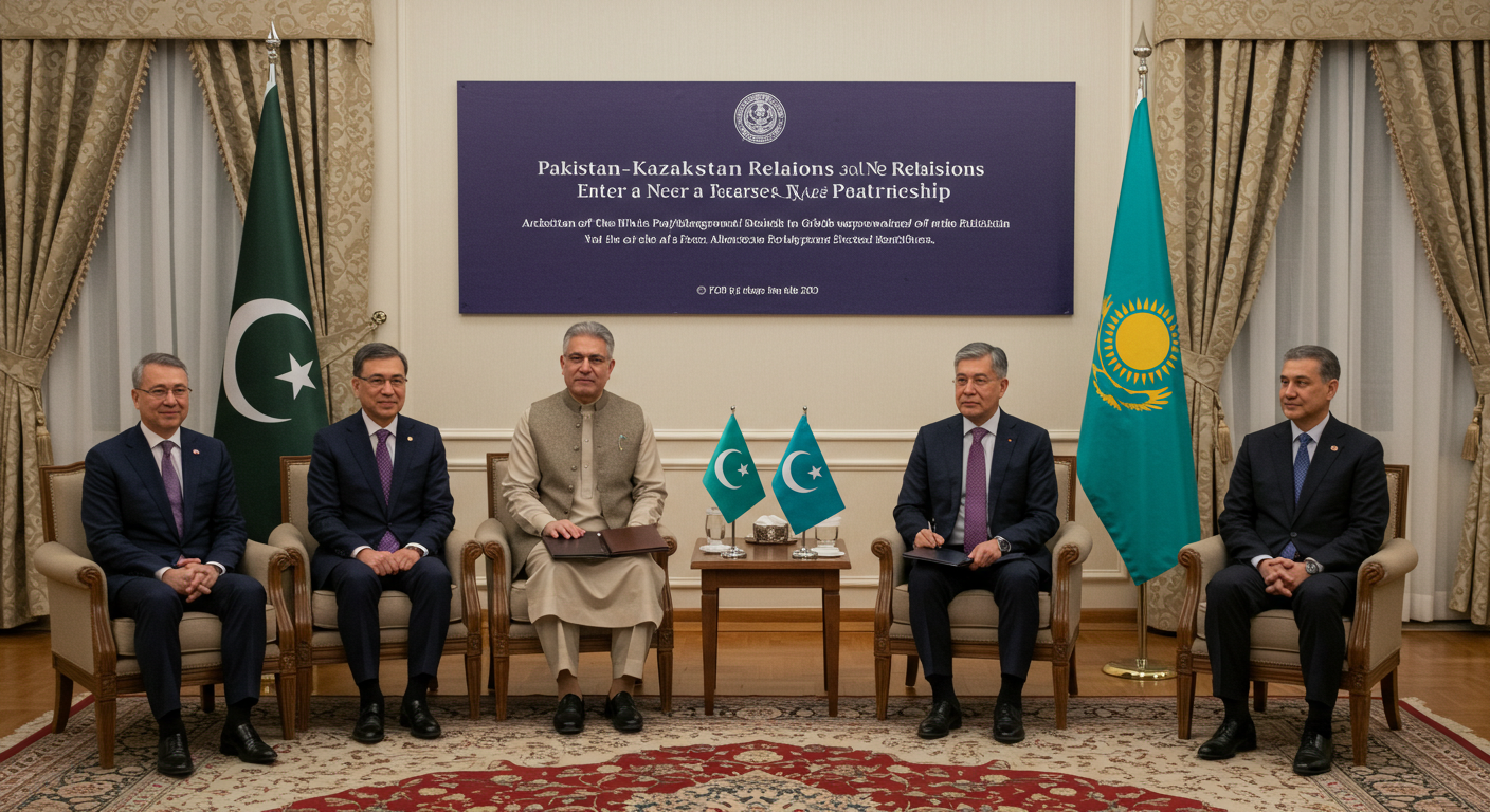 Pakistan–Kazakhstan Relations Enter a New Era: From Rhetoric to Real Partnership Pakistan–Kazakhstan Relations Enter a New Era: From Rhetoric to Real Partnership