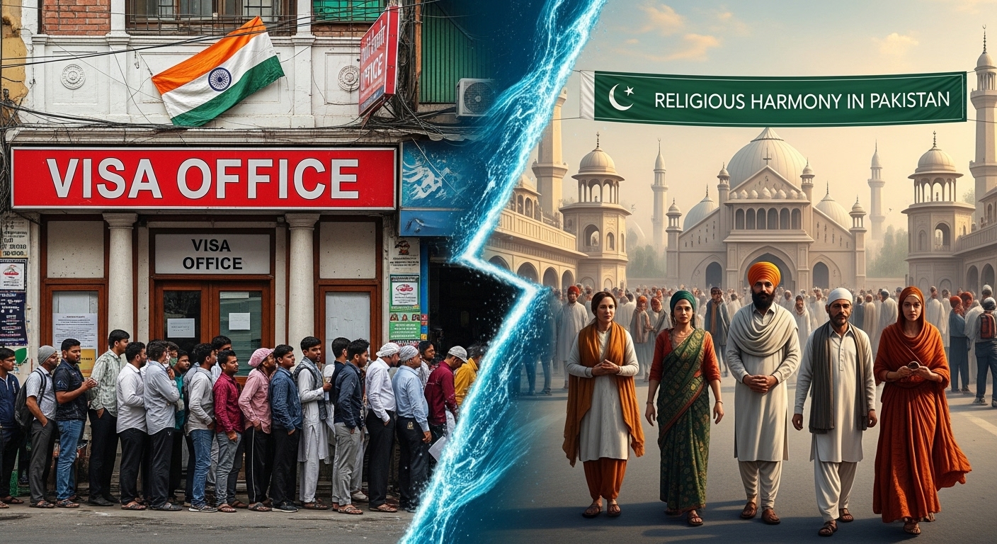 India’s Manufactured Visa Outrage Collides with Pakistan’s Record of Religious Openness India’s Manufactured Visa Outrage Collides with Pakistan’s Record of Religious Openness