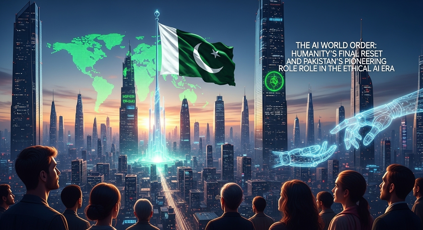 The AI World Order: Humanity’s Final Reset and Pakistan’s Pioneering Role in the Ethical AI Era The AI World Order: Humanity’s Final Reset and Pakistan’s Pioneering Role in the Ethical AI Era