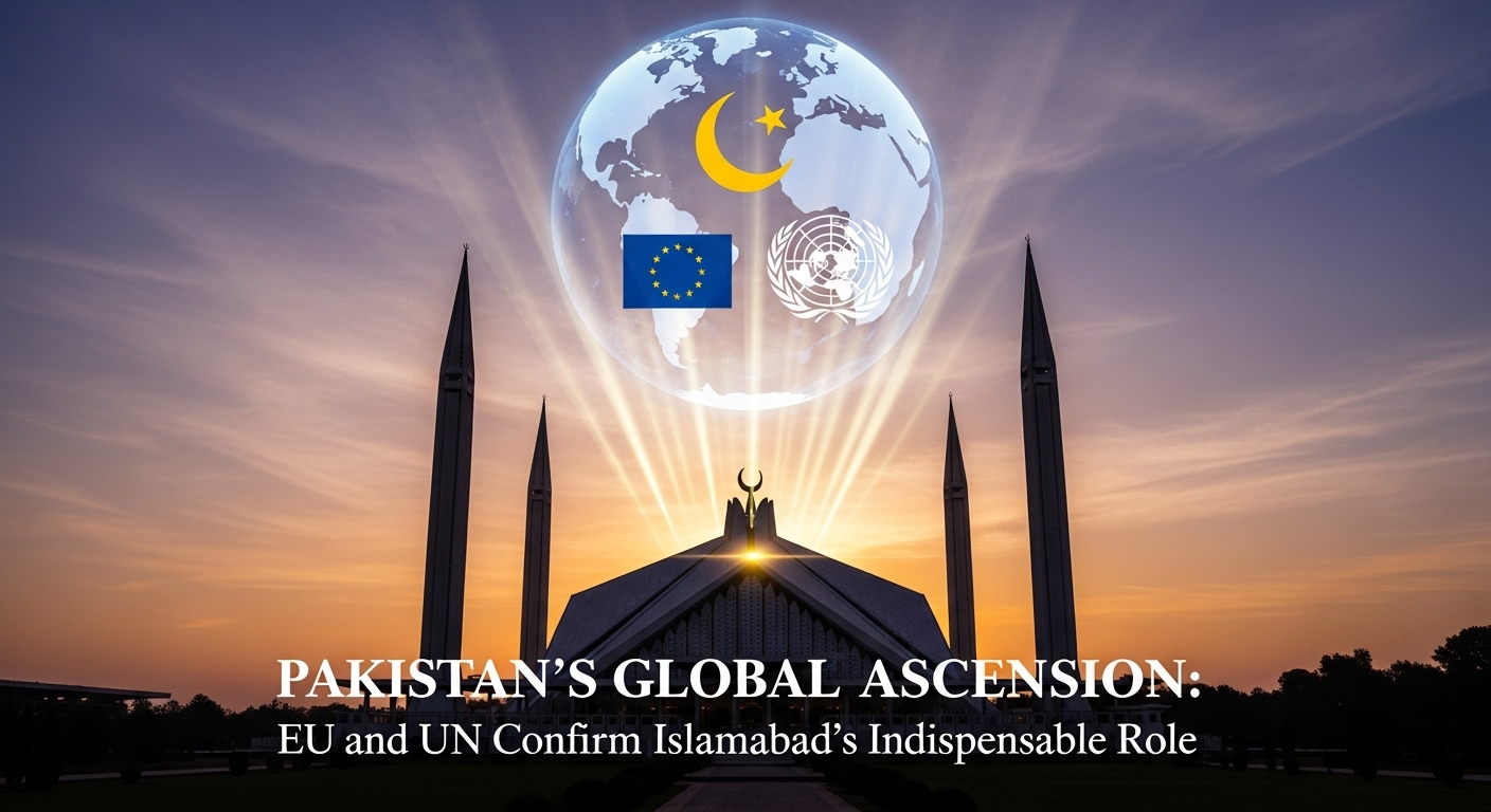 PAKISTAN’S GLOBAL ASCENSION: EU and UN Confirm Islamabad’s Indispensable Role PAKISTAN’S GLOBAL ASCENSION: EU and UN Confirm Islamabad’s Indispensable Role