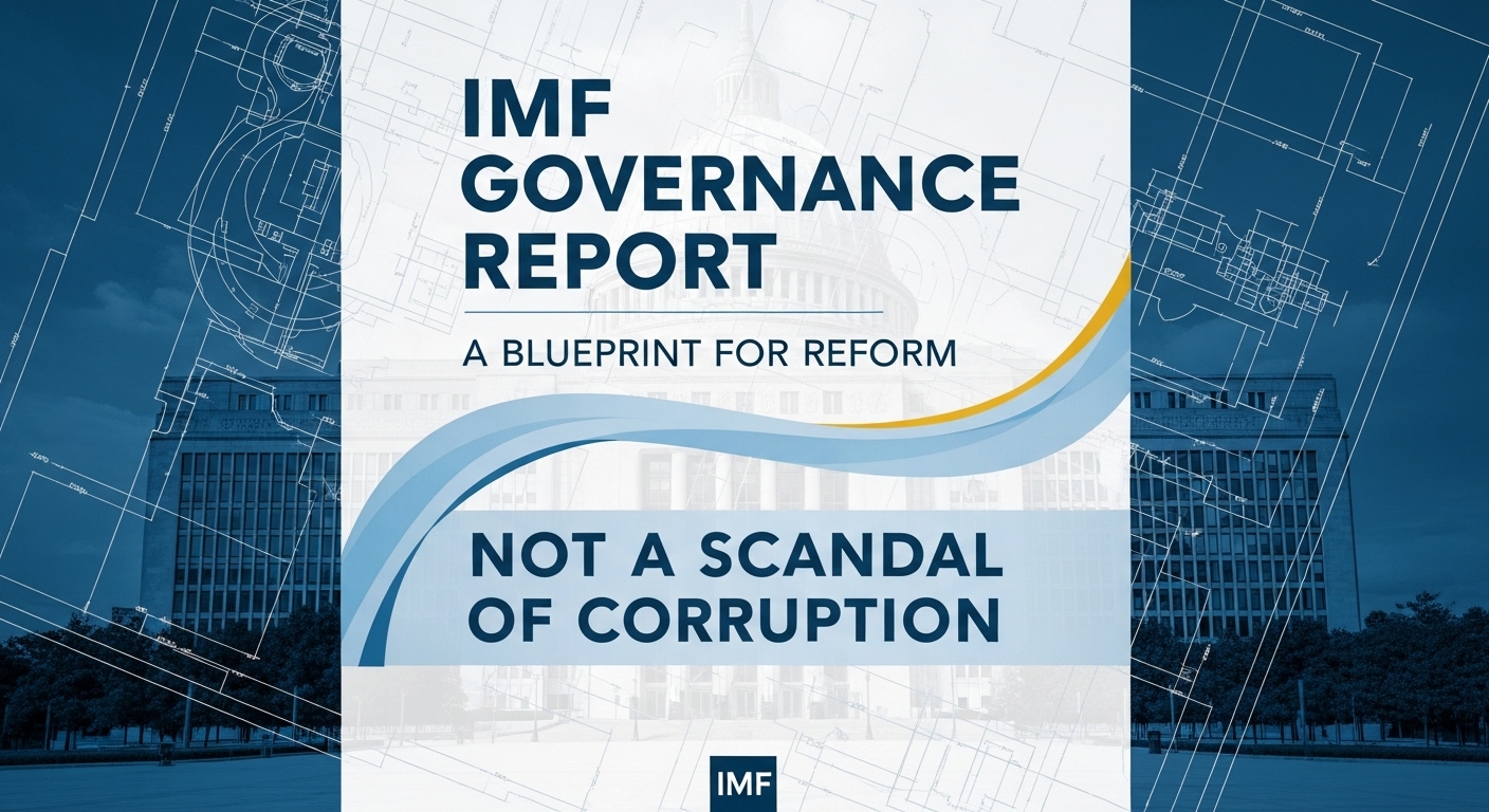 IMF Governance Report: A Blueprint for Reform, Not a Scandal of Corruption IMF Governance Report: A Blueprint for Reform, Not a Scandal of Corruption