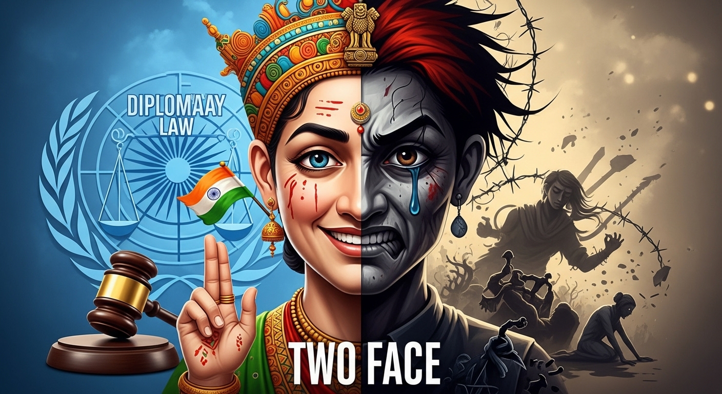 India’s Two-Faced Policy: A Dangerous Breach of International Law and Human Rights India’s Two-Faced Policy: A Dangerous Breach of International Law and Human Rights