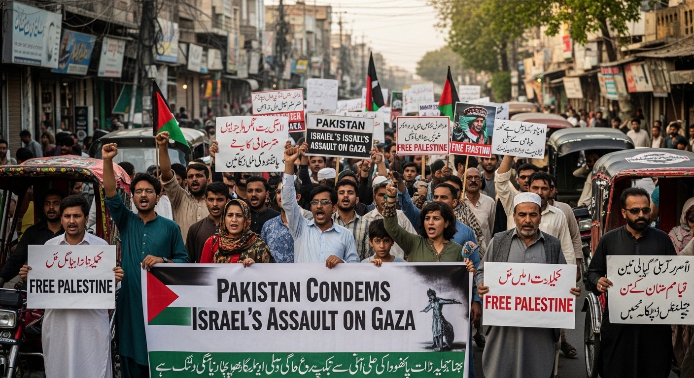 Pakistan Condemns Israel’s Assault on Gaza Pakistan Condemns Israel’s Assault on Gaza