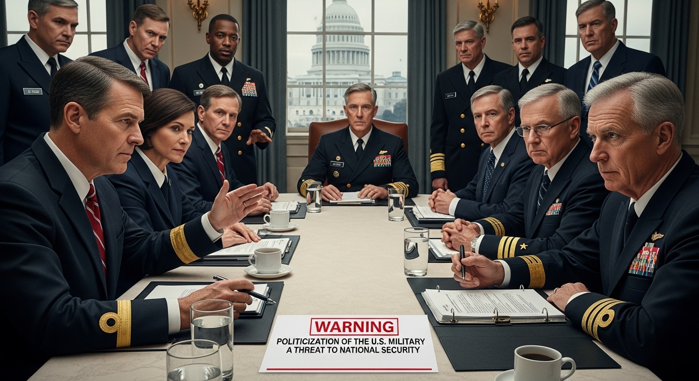 Military Leaders Warn: Politicization of Armed Forces Threatens U.S. National Security Military Leaders Warn: Politicization of Armed Forces Threatens U.S. National Security