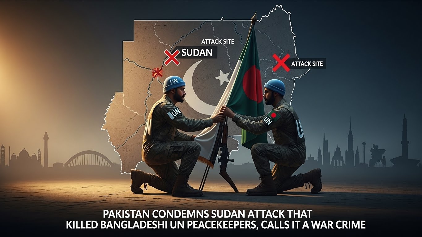 Pakistan Condemns Sudan Attack That Killed Bangladeshi UN Peacekeepers, Calls It a War Crime Pakistan Condemns Sudan Attack That Killed Bangladeshi UN Peacekeepers, Calls It a War Crime
