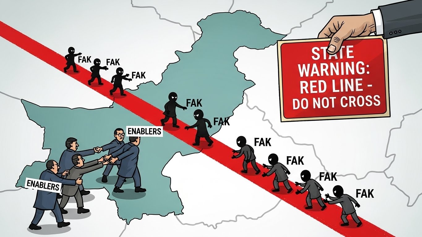 Pakistan Draws a Red Line: Why the State’s Warning to the FAK and Its Enablers Matters Pakistan Draws a Red Line: Why the State’s Warning to the FAK and Its Enablers Matters