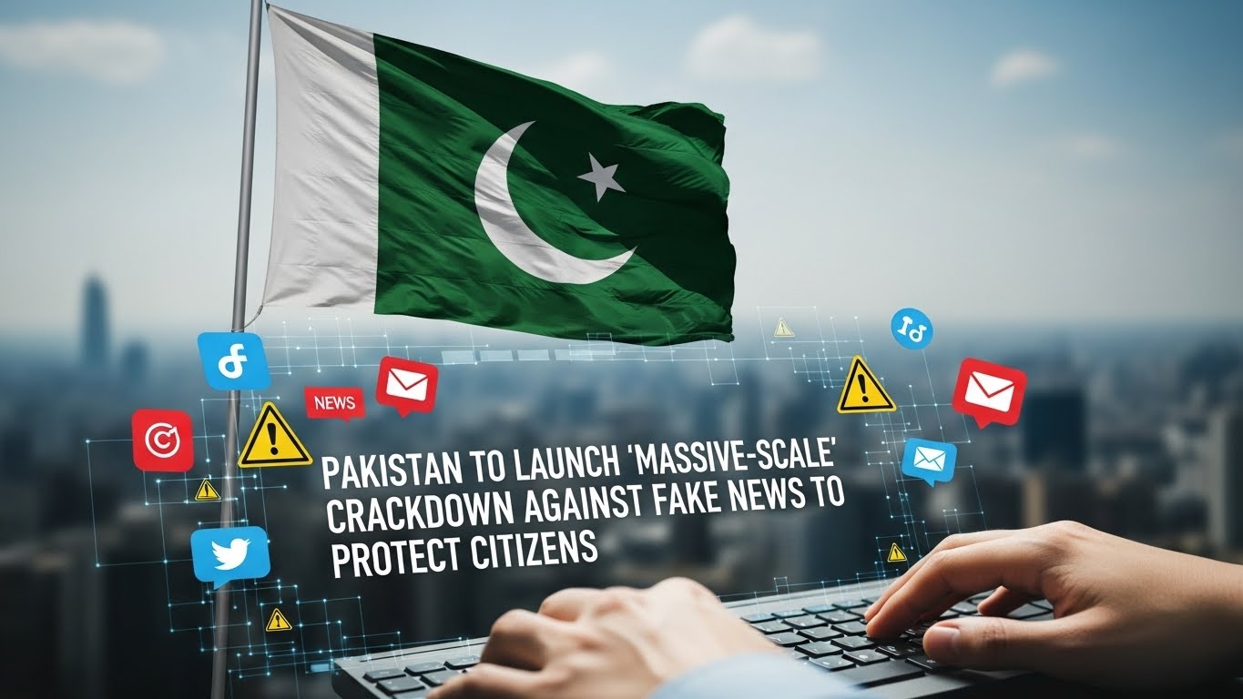 Pakistan to Launch ‘Massive-Scale’ Crackdown Against Fake News to Protect Citizens Pakistan to Launch ‘Massive-Scale’ Crackdown Against Fake News to Protect Citizens