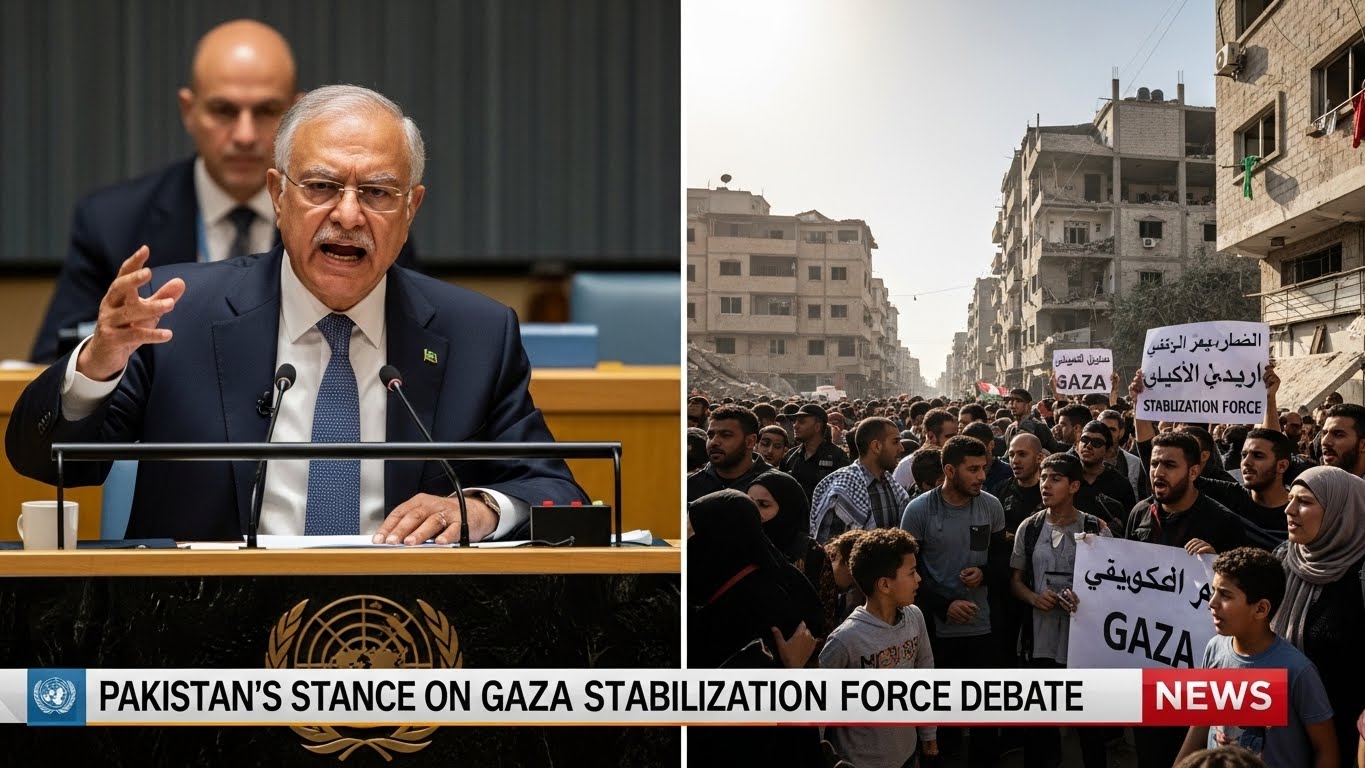 Pakistan’s Response to International Stabilization Force Debate in Gaza Pakistan’s Response to International Stabilization Force Debate in Gaza