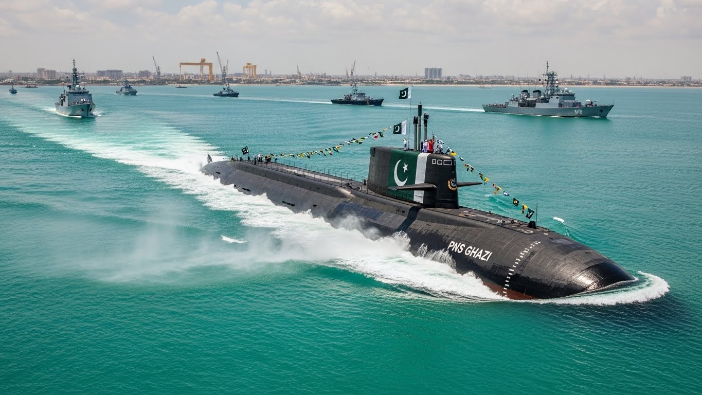 Pakistan’s Naval Surge: The Launch of the Hangor-Class Submarine “Ghazi” and Its Strategic Significance Pakistan’s Naval Surge: The Launch of the Hangor-Class Submarine “Ghazi” and Its Strategic Significance