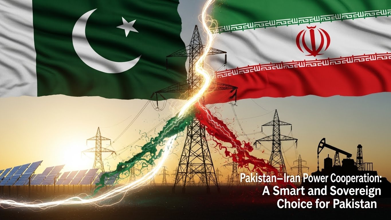 Pakistan–Iran Power Cooperation: A Smart and Sovereign Choice for Pakistan Pakistan–Iran Power Cooperation: A Smart and Sovereign Choice for Pakistan