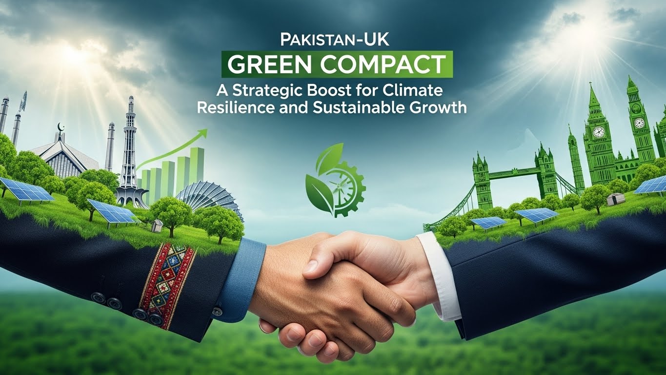 Pakistan–UK Green Compact: A Strategic Boost for Climate Resilience and Sustainable Growth Pakistan–UK Green Compact: A Strategic Boost for Climate Resilience and Sustainable Growth