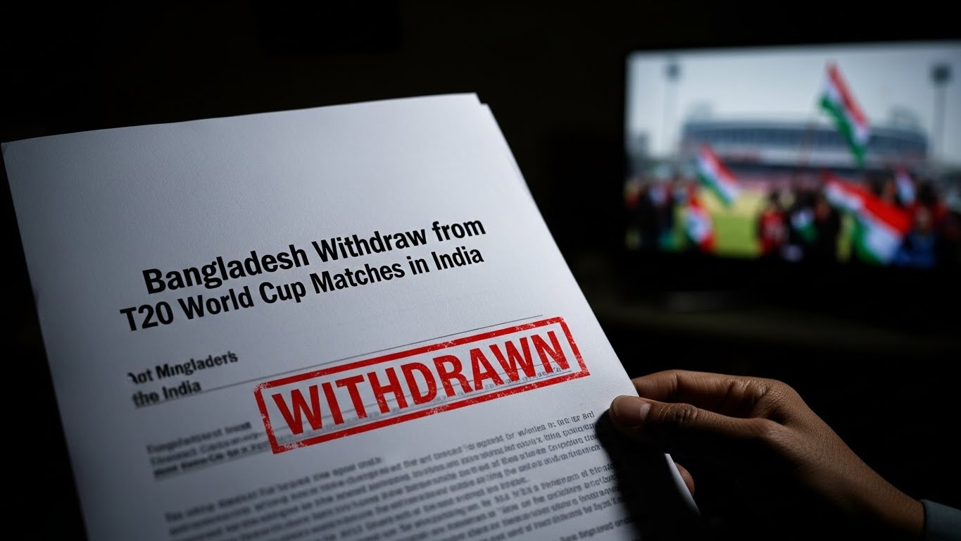 Bangladesh Withdraws from T20 World Cup Matches in India Amid Rising Political Tensions Bangladesh Withdraws from T20 World Cup Matches in India Amid Rising Political Tensions