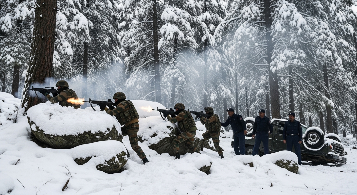 Fresh Encounter Breaks Out in Jammu and Kashmir’s Kishtwar Fresh Encounter Breaks Out in Jammu and Kashmir’s Kishtwar