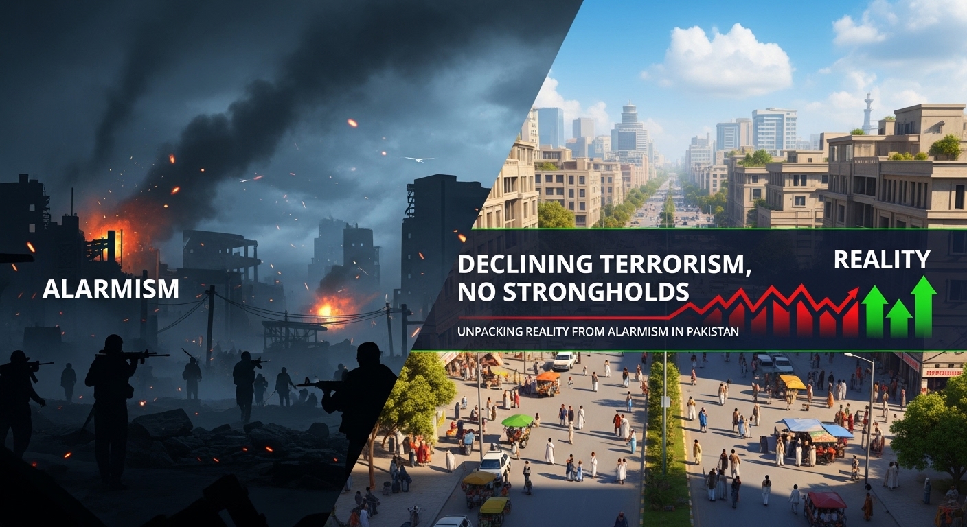 Declining Terrorism, No Strongholds: Unpacking Reality from Alarmism in Pakistan Declining Terrorism, No Strongholds: Unpacking Reality from Alarmism in Pakistan
