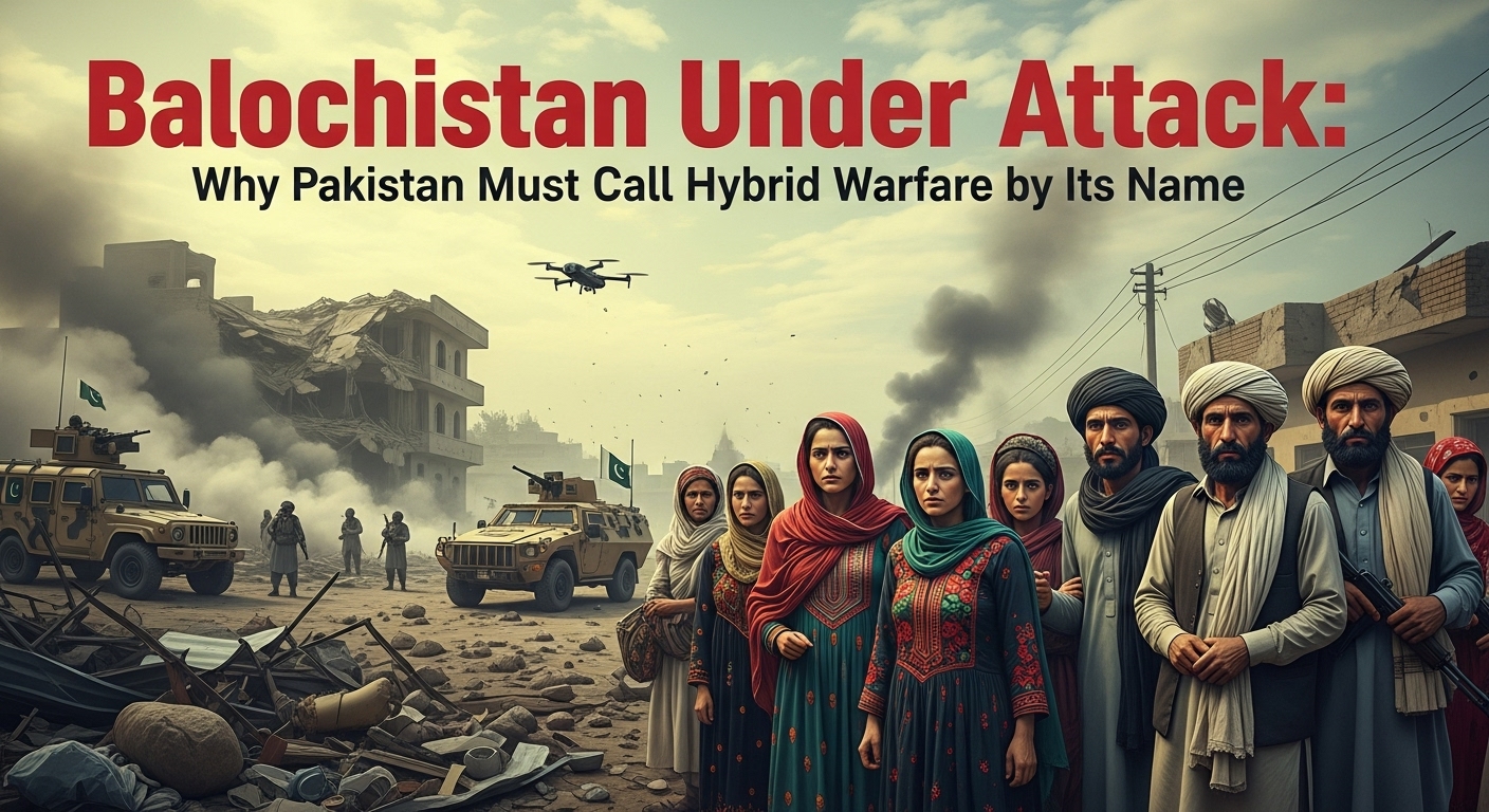 Balochistan Under Attack: Why Pakistan Must Call Hybrid Warfare by Its Name Balochistan Under Attack: Why Pakistan Must Call Hybrid Warfare by Its Name