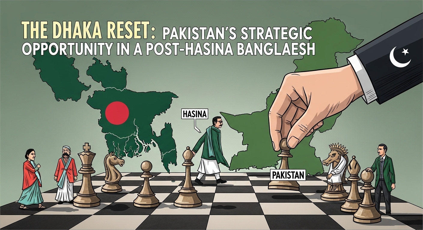 The Dhaka Reset: Pakistan’s Strategic Opportunity in a Post-Hasina Bangladesh The Dhaka Reset: Pakistan’s Strategic Opportunity in a Post-Hasina Bangladesh