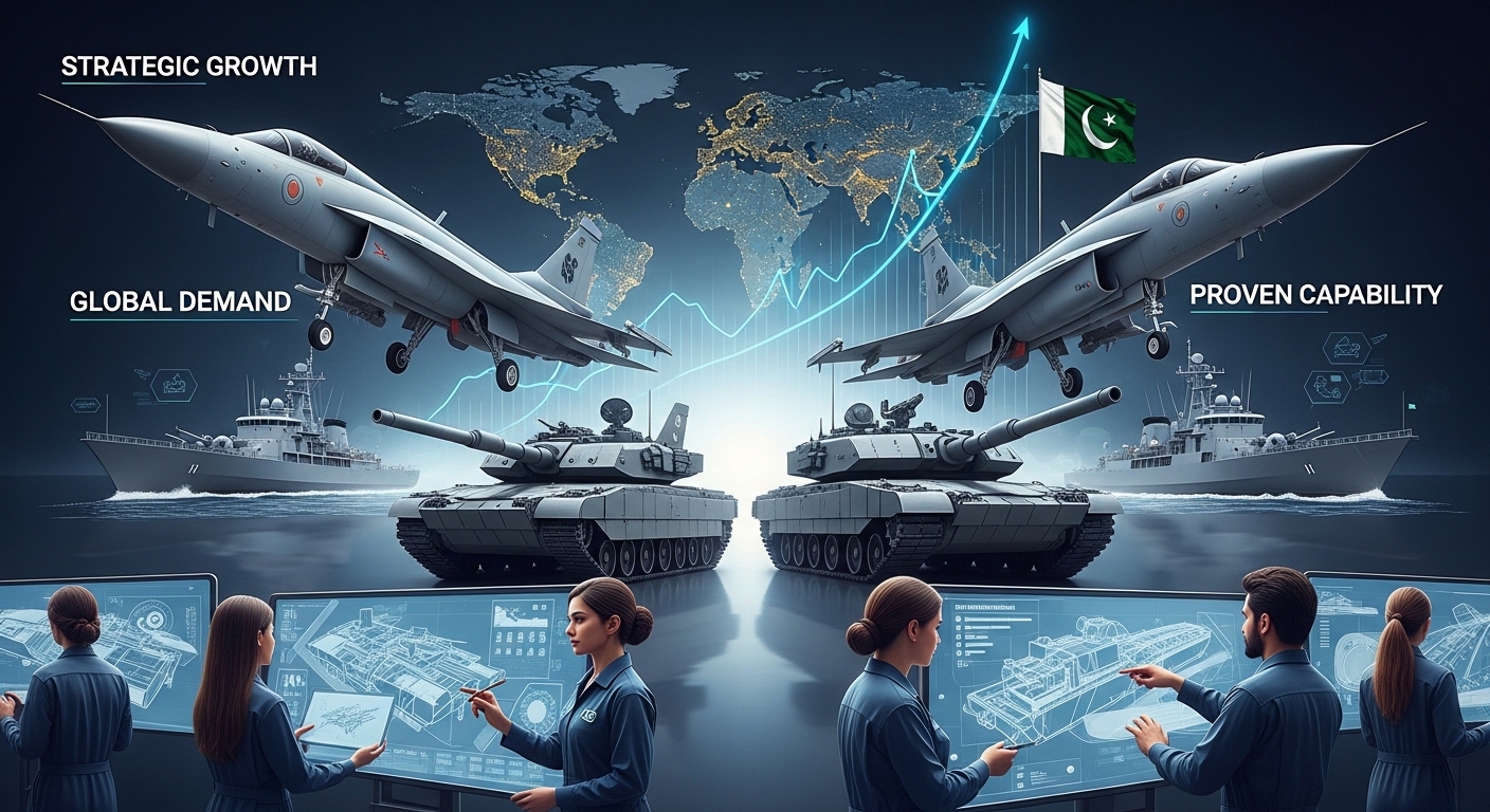 Pakistan’s Rising Defense Industry: Strategic Growth, Global Demand, and Proven Capability Pakistan’s Rising Defense Industry: Strategic Growth, Global Demand, and Proven Capability