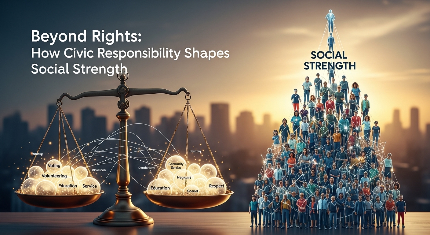 Beyond Rights: How Civic Responsibility Shapes Social Strength Beyond Rights: How Civic Responsibility Shapes Social Strength