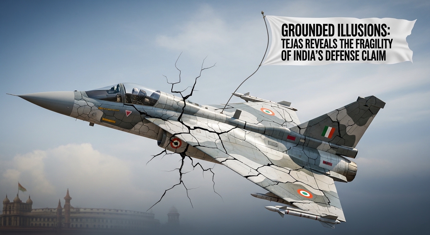 Grounded Illusions: Tejas Reveals the Fragility of India’s Defense Claim Grounded Illusions: Tejas Reveals the Fragility of India’s Defense Claim