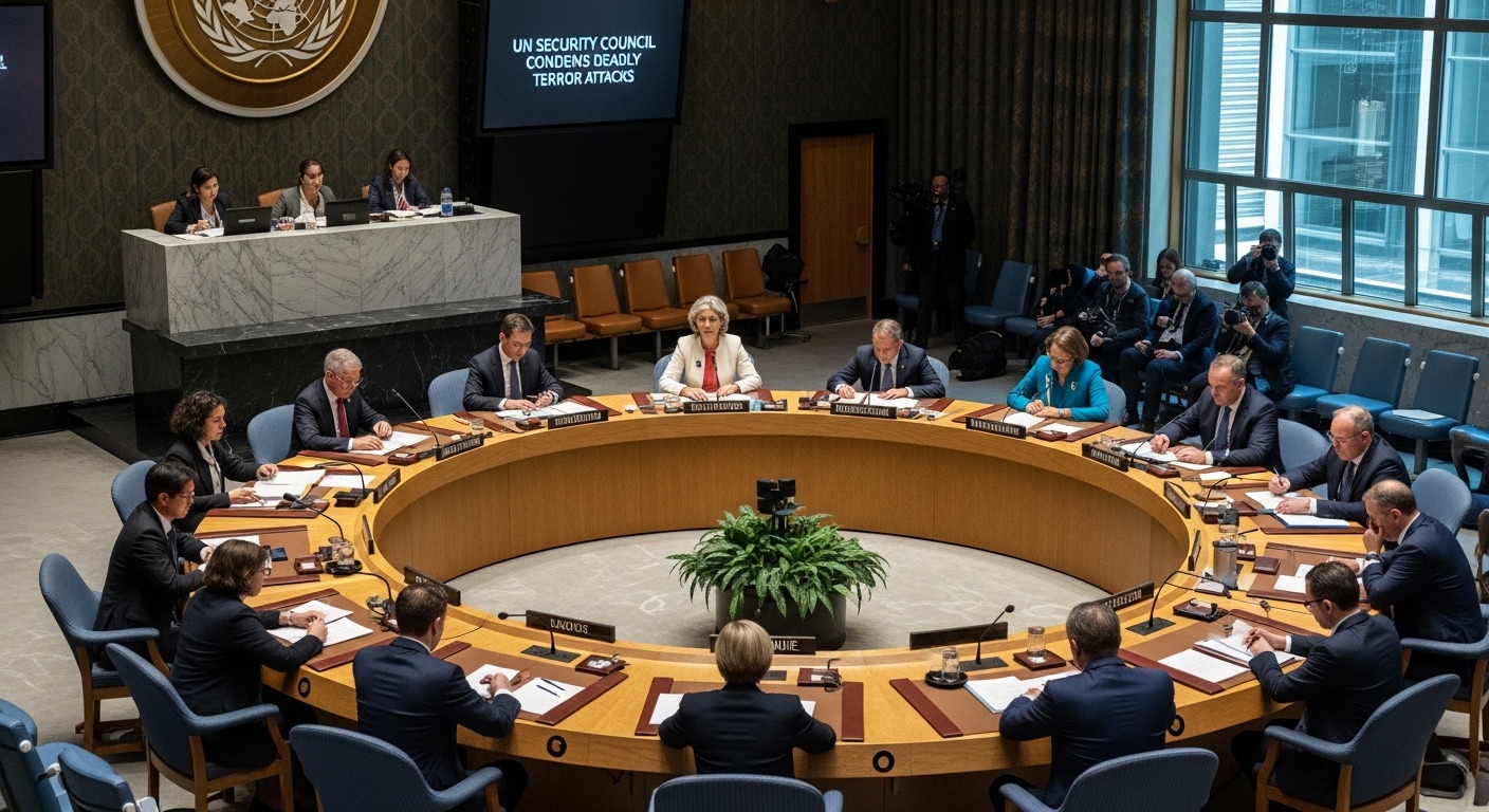 UN Security Council Condemns Deadly Terror Attacks UN Security Council Condemns Deadly Terror Attacks