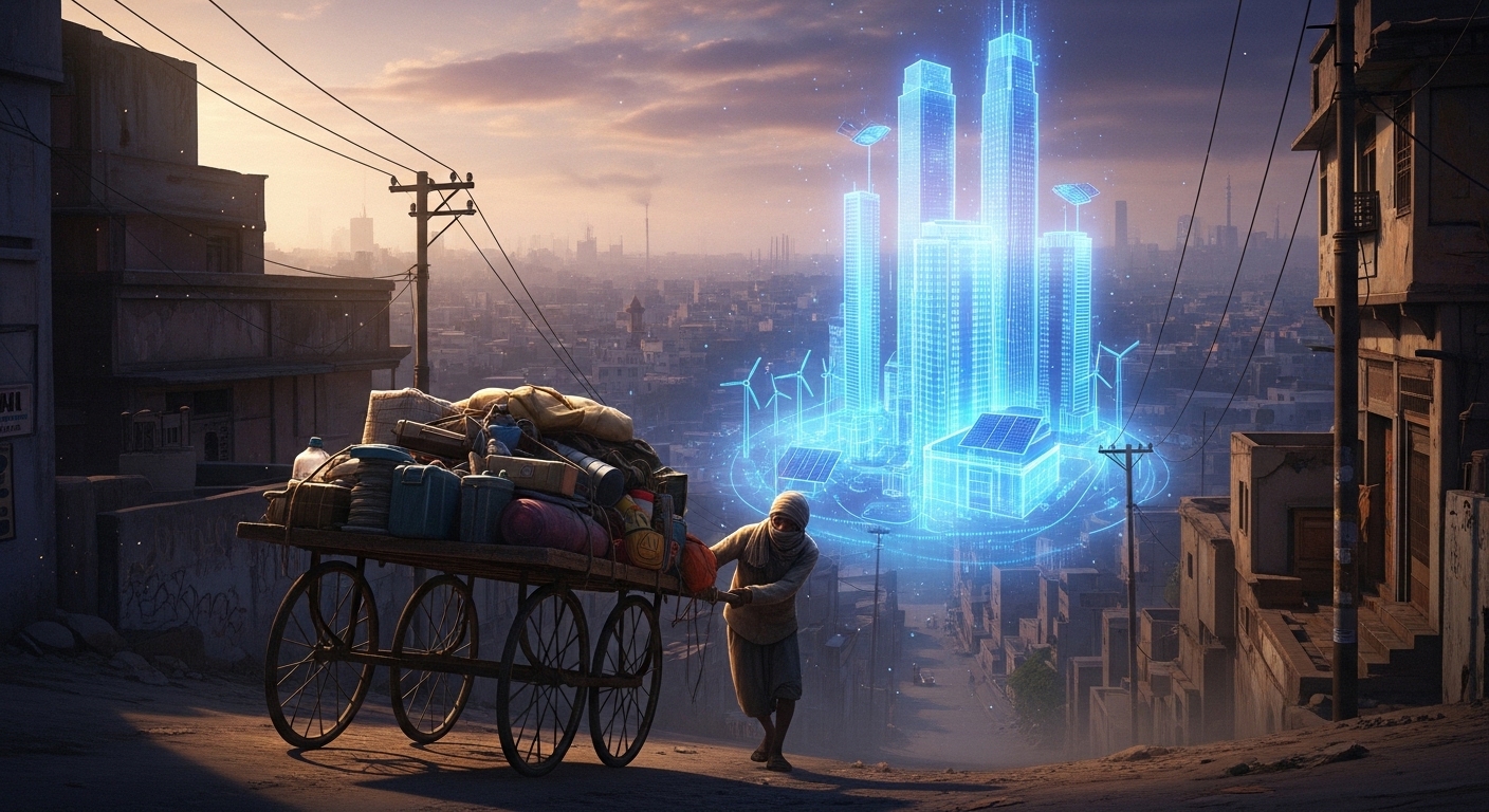 The Handcart and the Hologram: Unmasking the Illusion of India’s “Development” The Handcart and the Hologram: Unmasking the Illusion of India’s “Development”