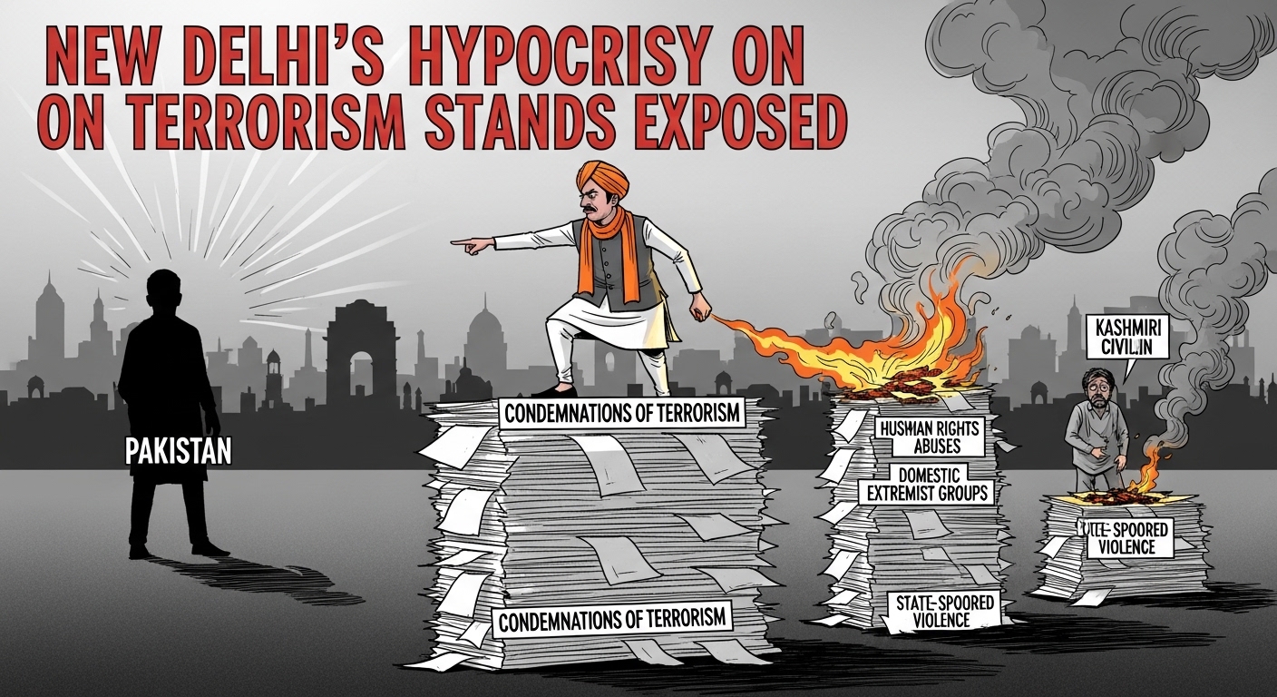 New Delhi’s Hypocrisy on Terrorism Stands Exposed New Delhi’s Hypocrisy on Terrorism Stands Exposed