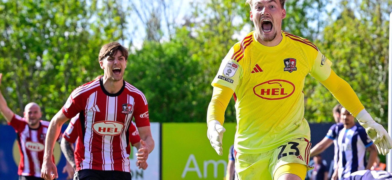Exeter City’s Improbable Escape Act: Goalkeeper’s Goal Ignites Fight for League One Survival Exeter City’s Improbable Escape Act: Goalkeeper’s Goal Ignites Fight for League One Survival