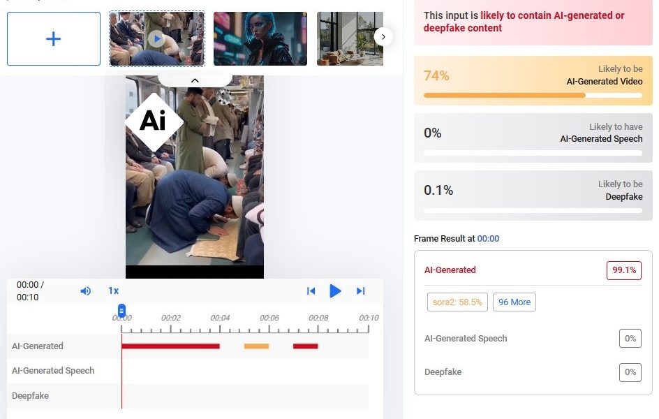 AI Deepfake Exposed: Viral Video of Muslim Worshippers on Japan Train Confirmed as Artificial Intelligence Creation