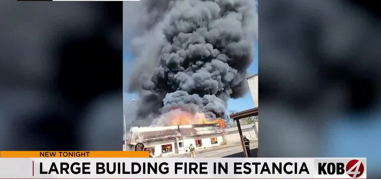 Downtown Estancia Fire Causes Widespread Power Outage in New Mexico; Investigation Underway Downtown Estancia Fire Causes Widespread Power Outage in New Mexico; Investigation Underway