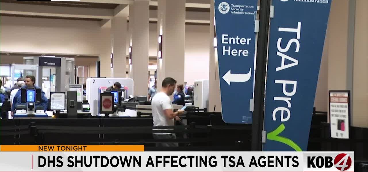 TSA Agent Pay Disputes Impact Albuquerque Air Travel and Passenger Choices