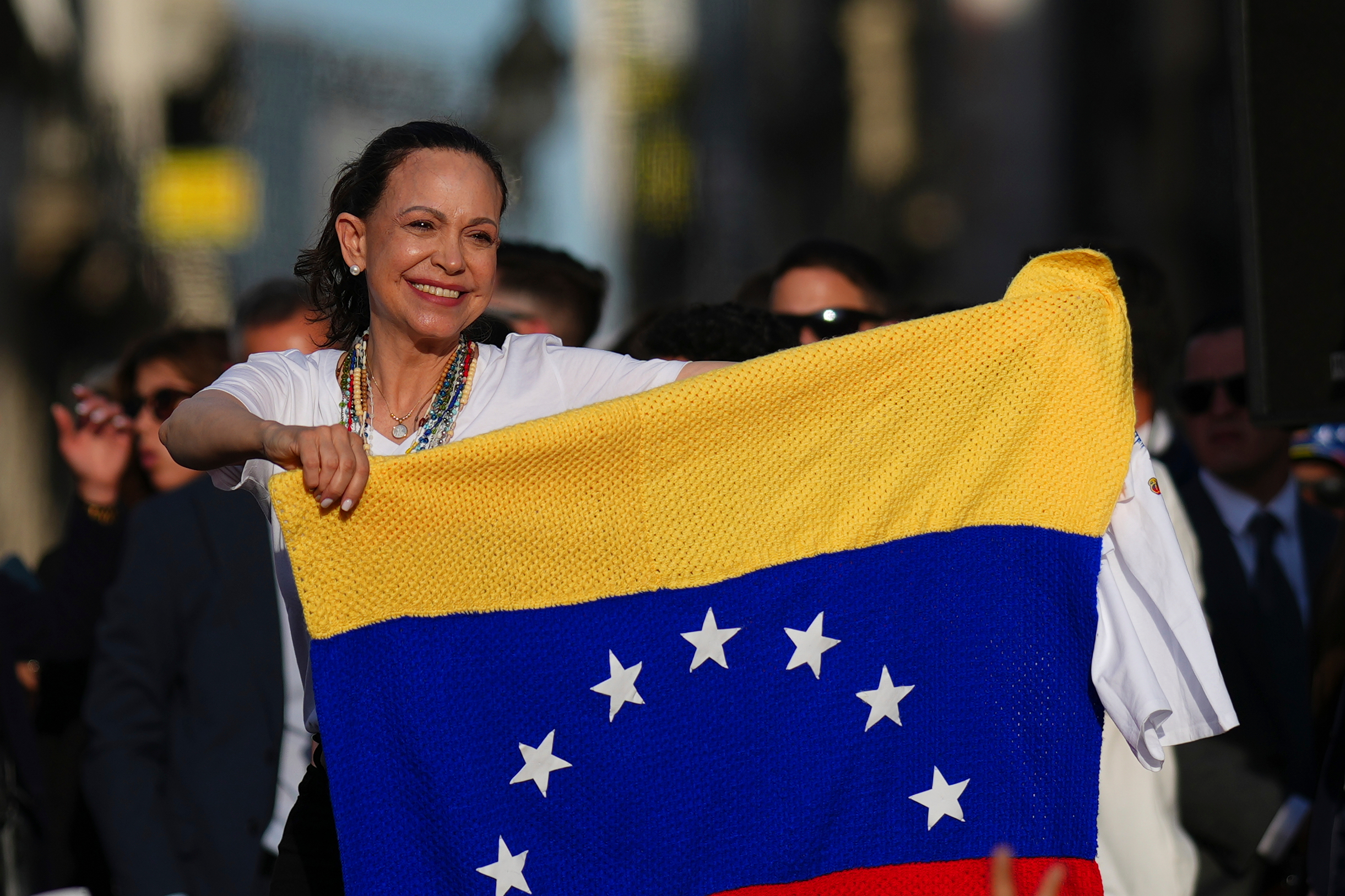 Maria Corina Machado Ignites Madrid Rally, Declines Meeting with Spanish PM Amid Venezuela’s Political Crisis Maria Corina Machado Ignites Madrid Rally, Declines Meeting with Spanish PM Amid Venezuela’s Political Crisis