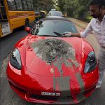 Viral Outrage: Man Mixes Concrete on Porsche Boxster Hood, Sparks Investigation and Debate Viral Outrage: Man Mixes Concrete on Porsche Boxster Hood, Sparks Investigation and Debate