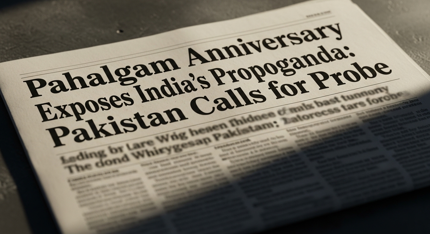 Pahalgam Anniversary Exposes India’s Propaganda: Pakistan Calls for Probe Pahalgam Anniversary Exposes India’s Propaganda: Pakistan Calls for Probe