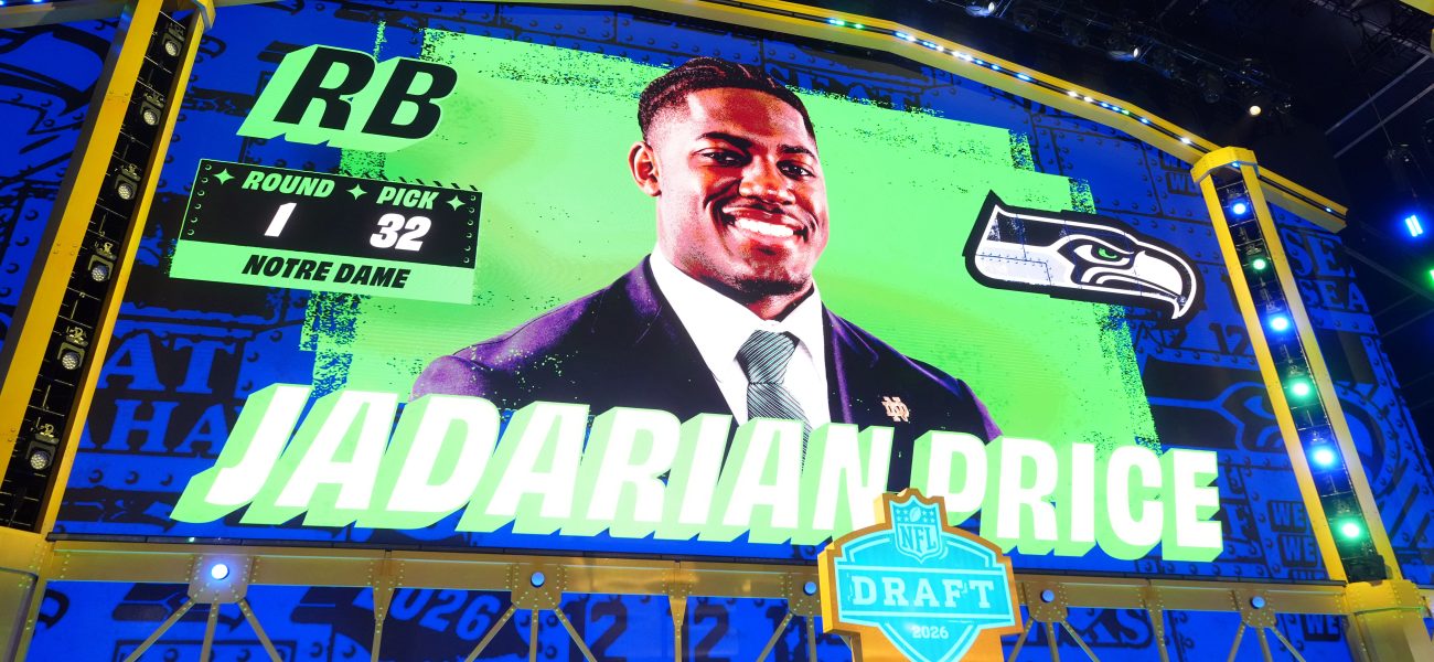 Seahawks Make Unprecedented Draft Gamble on Notre Dame RB Jadarian Price Seahawks Make Unprecedented Draft Gamble on Notre Dame RB Jadarian Price