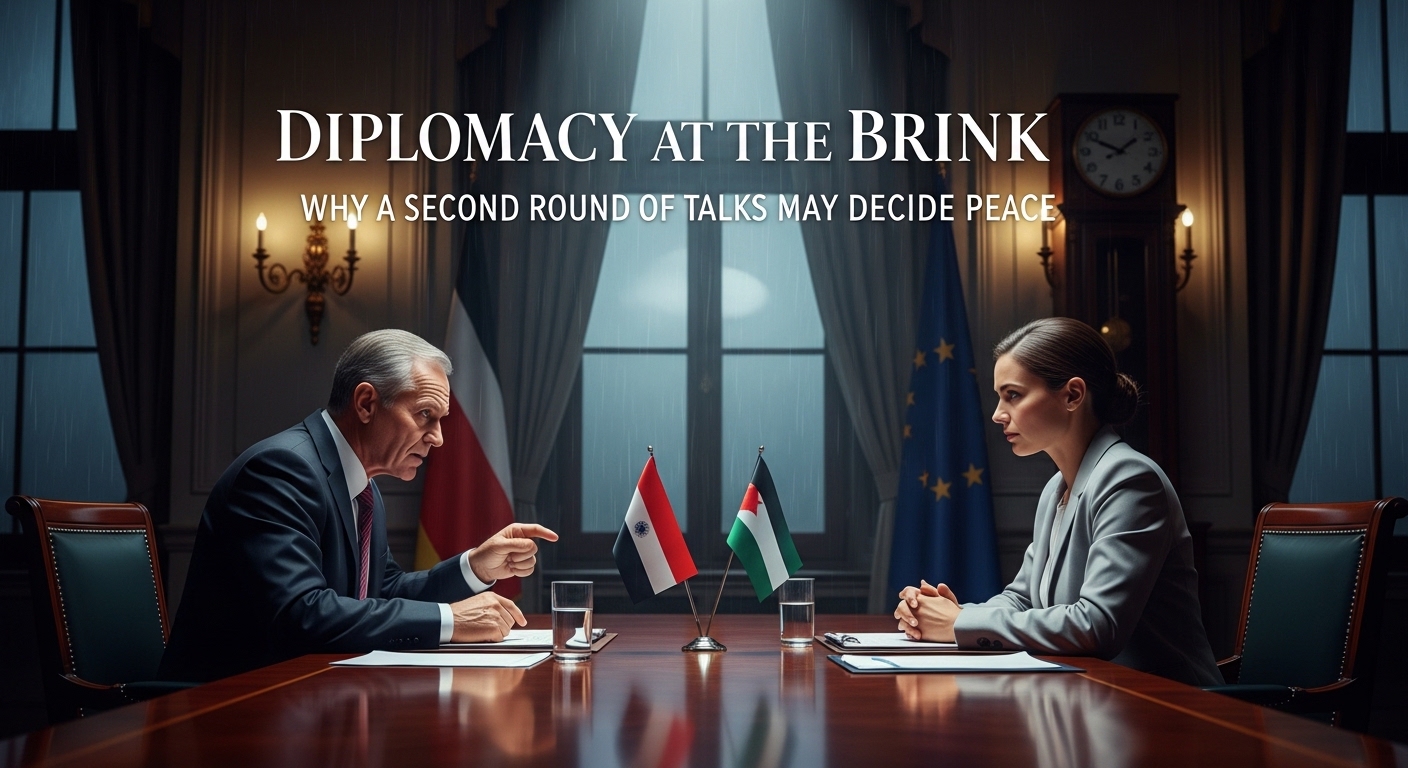 Diplomacy at the Brink: Why a Second Round of Talks May Decide Peace Diplomacy at the Brink: Why a Second Round of Talks May Decide Peace