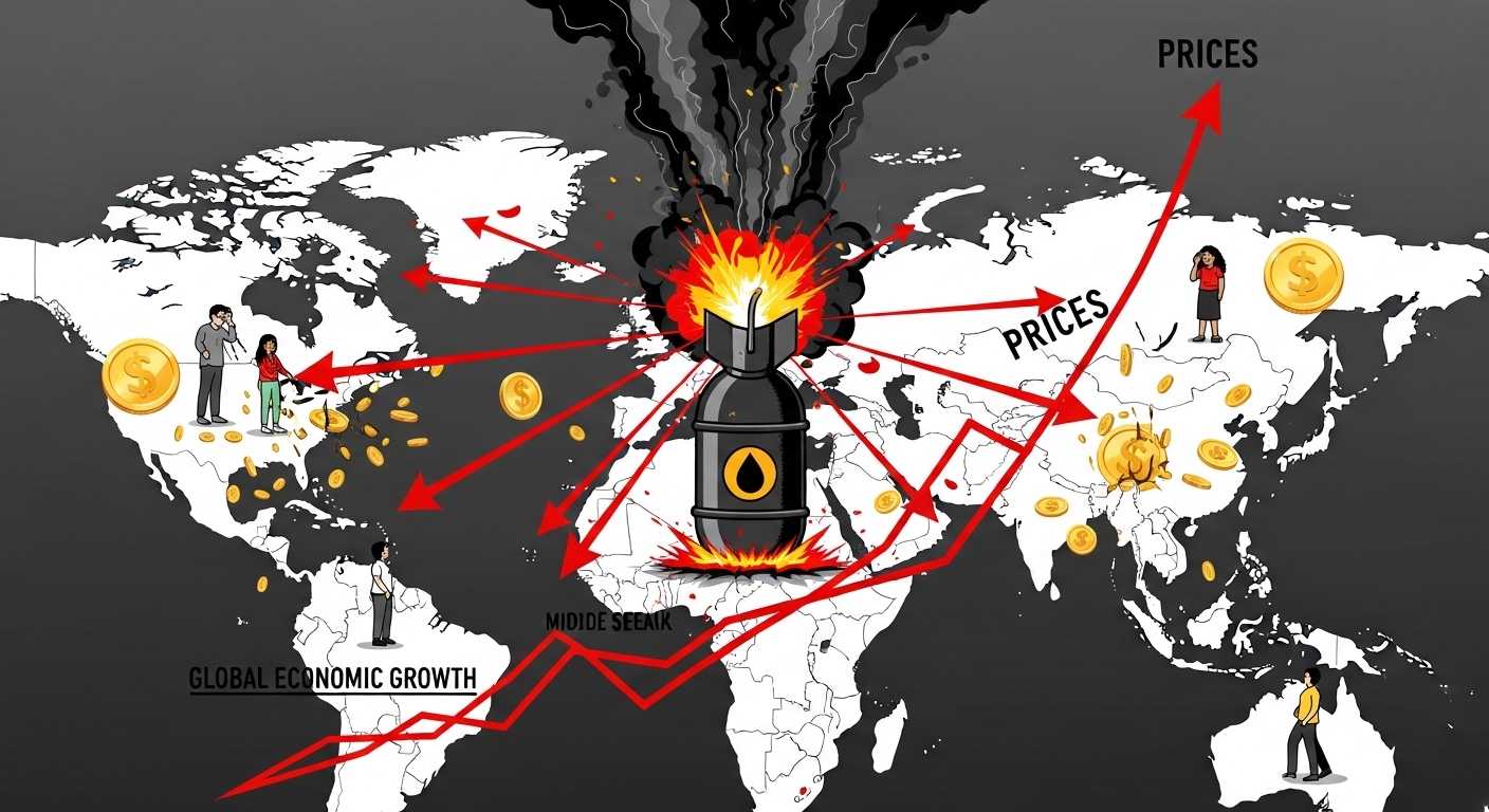 Middle East War Will Slow Global Economic Growth and Raise Prices for Everyone