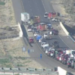Concrete Artery Chokes: Albuquerque’s I-25 Grind Exposed by Rollover Chaos