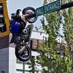 Gravity-Defying Wreckage: A High-Wire Act of Urban Decay