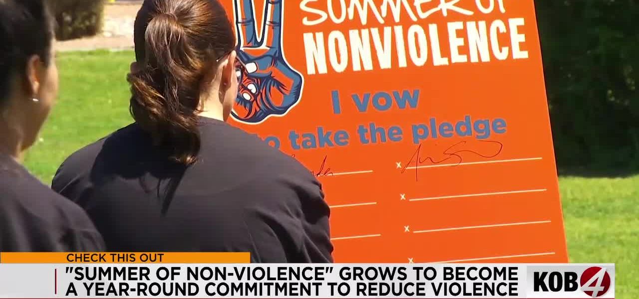 Albuquerque’s ‘Nonviolence’ Summer: A Bet on Basketballs, Food Banks, and a Quiet Plea for Peace Albuquerque’s ‘Nonviolence’ Summer: A Bet on Basketballs, Food Banks, and a Quiet Plea for Peace