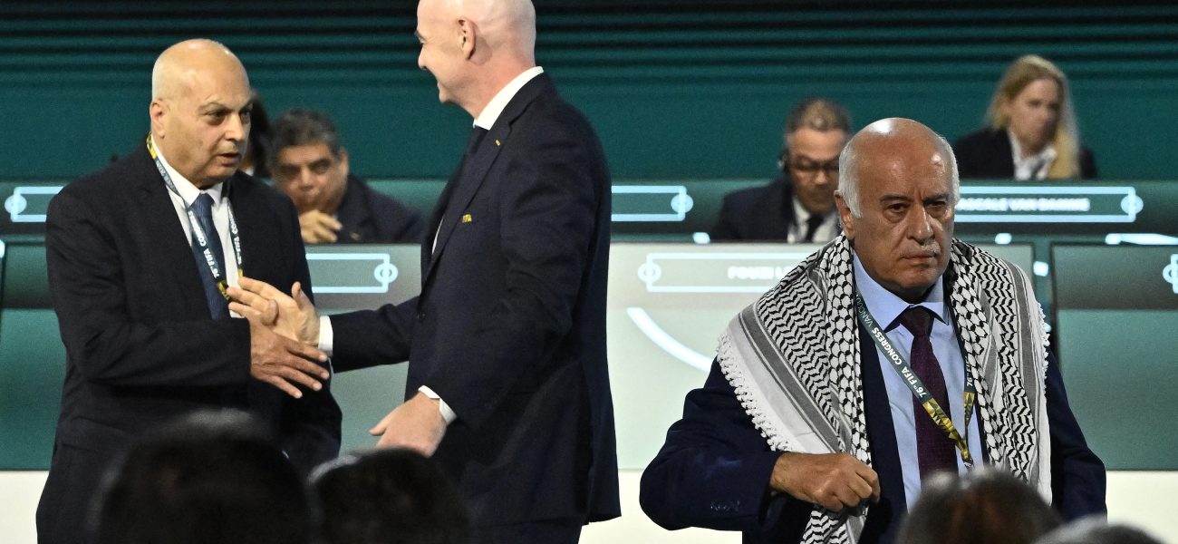 Geopolitics on the Pitch: FIFA Congress Becomes Unlikely Arena for Mideast Standoff Geopolitics on the Pitch: FIFA Congress Becomes Unlikely Arena for Mideast Standoff