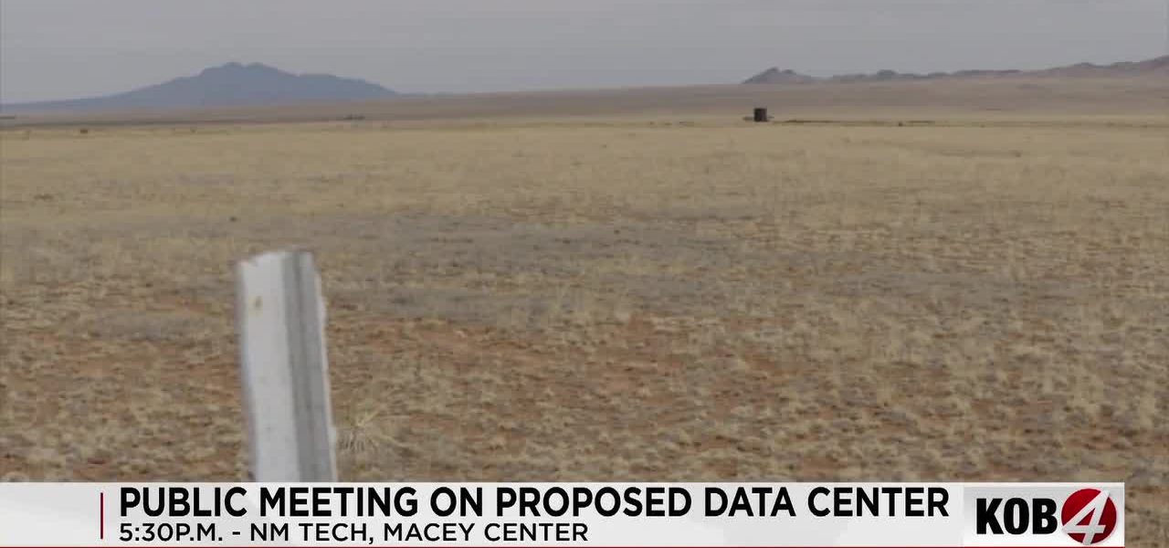 Digital Dustbowl: Socorro’s Scarce Waters Eyed for Global Data Glut
