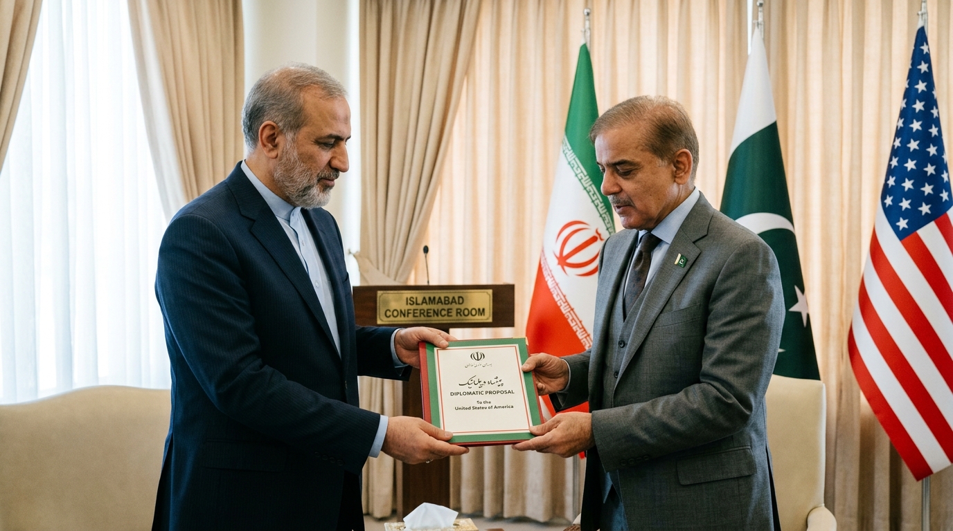 Iran Offers Diplomatic Proposal to negotiate with the US to the Intermediary Pakistan: A Diplomatic step toward peace and negotiation.