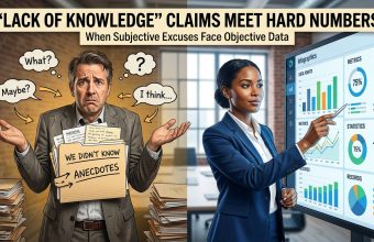 “Lack of Knowledge” Claims Meet Hard Numbers “Lack of Knowledge” Claims Meet Hard Numbers