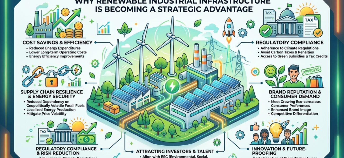 Why Renewable Industrial Infrastructure Is Becoming a Strategic Advantage Why Renewable Industrial Infrastructure Is Becoming a Strategic Advantage