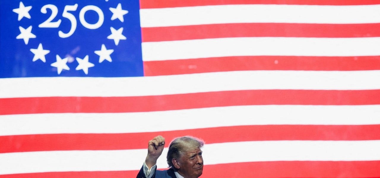 Trump Turns US 250th Anniversary Into Campaign-Style Showcase Trump Turns US 250th Anniversary Into Campaign-Style Showcase