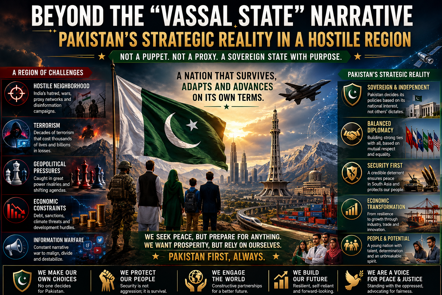 Beyond the “Vassal State” Narrative: Pakistan’s Strategic Reality in a Hostile Region Beyond the “Vassal State” Narrative: Pakistan’s Strategic Reality in a Hostile Region