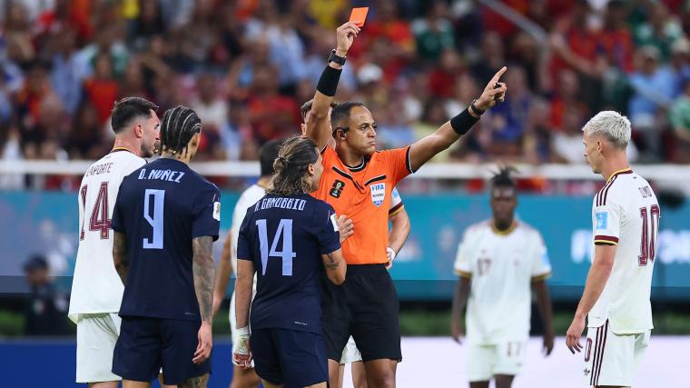 Red Card: Uruguayan Frustration Boils Over in World Cup Exit, Global Implications Loom Red Card: Uruguayan Frustration Boils Over in World Cup Exit, Global Implications Loom