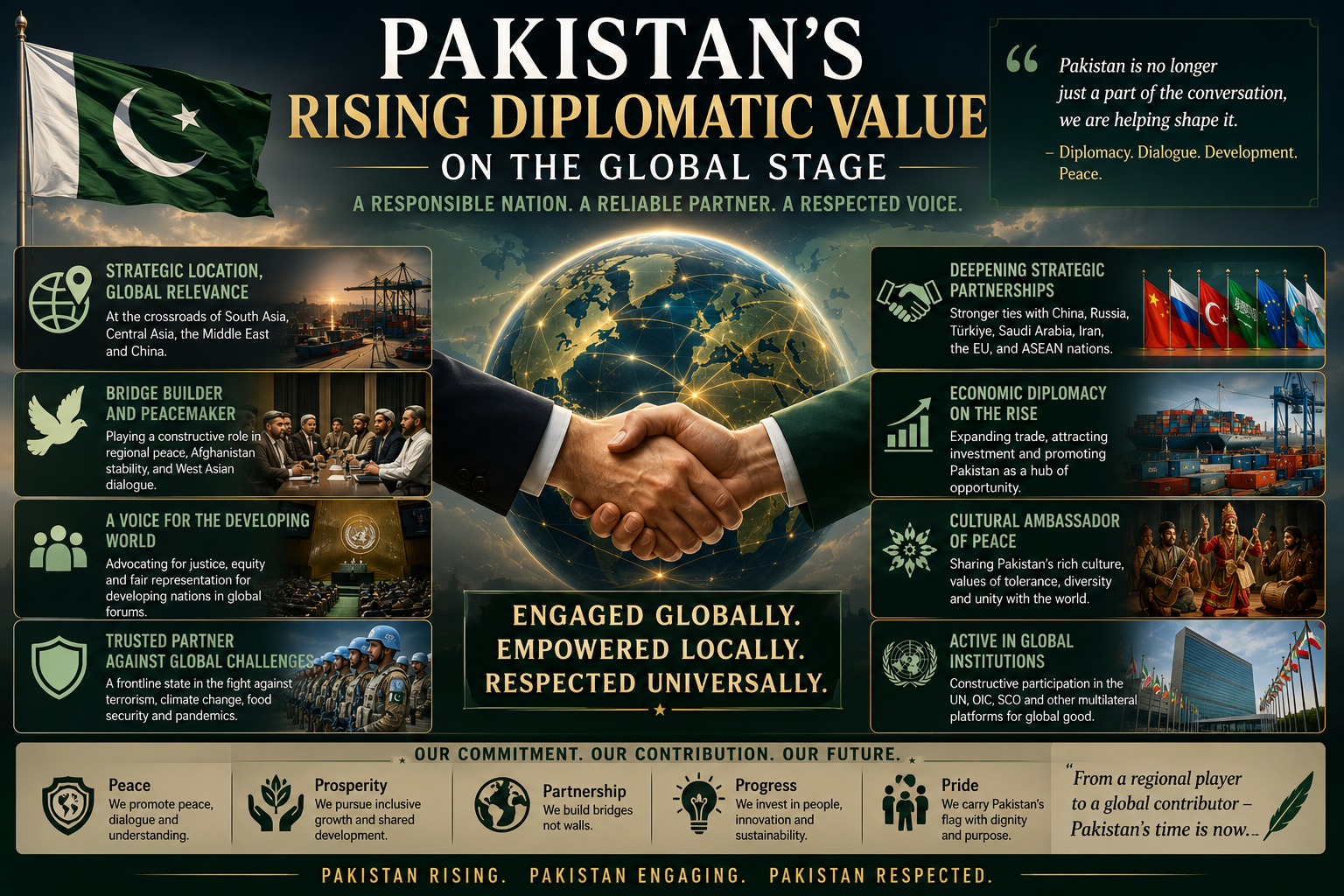 Pakistan’s Rising Diplomatic Value on the Global Stage Pakistan’s Rising Diplomatic Value on the Global Stage